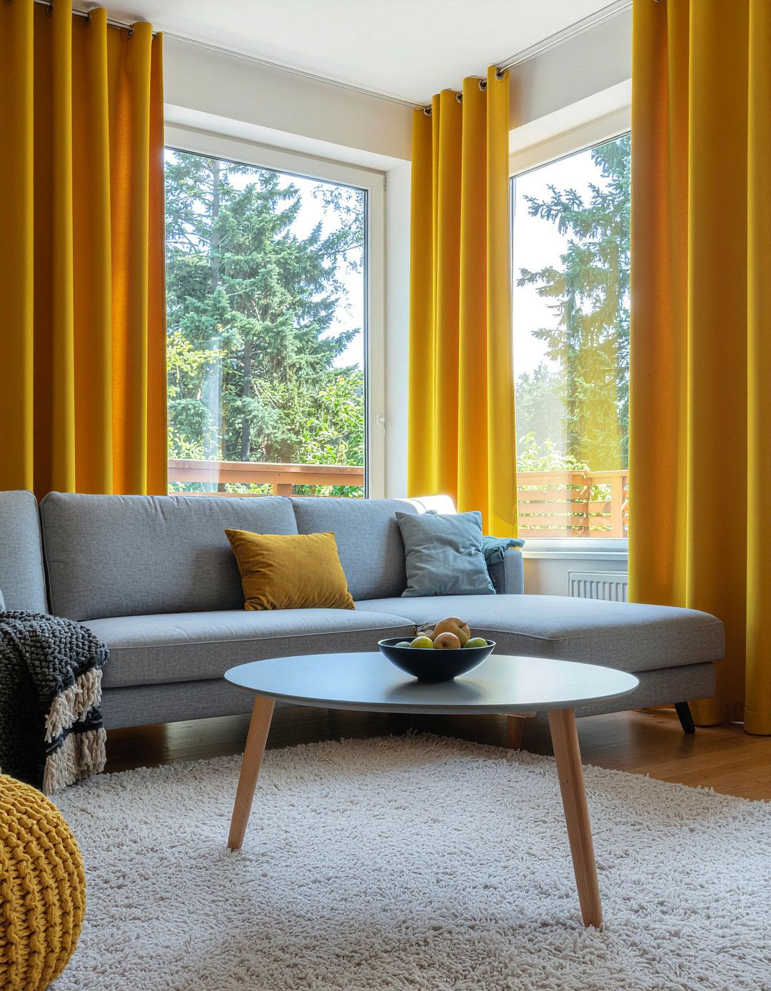 Mustard Yellow Drapes Living Room - 30 living room drapes