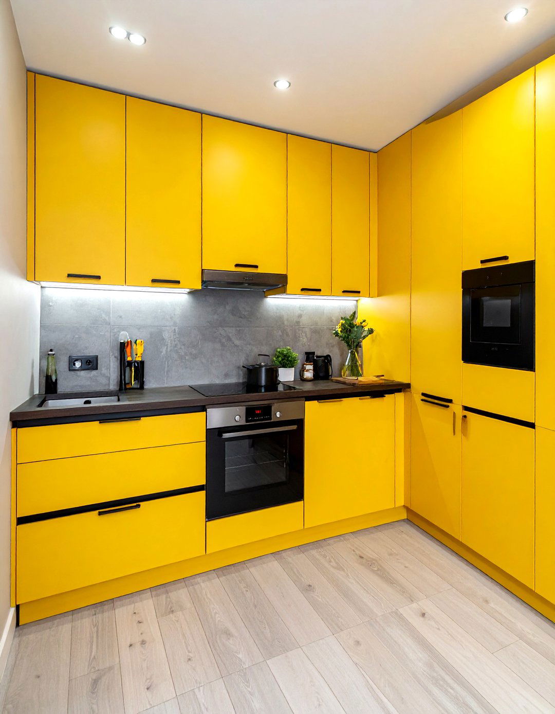 Mustard Yellow Kitchen Cabinets - 30 yellow kitchen ideas