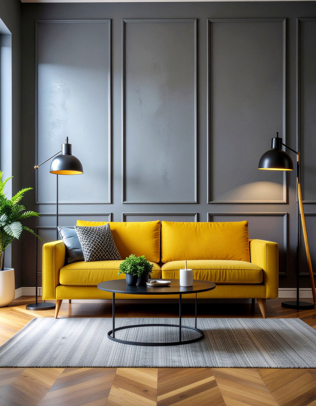 Mustard Yellow Living Room - 30 jewel toned living room ideas