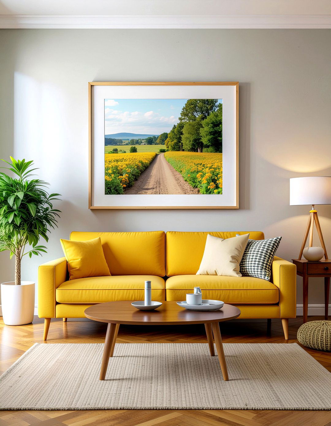Mustard Yellow Sofa Slipcover - 30 living room washable slipcover ideas