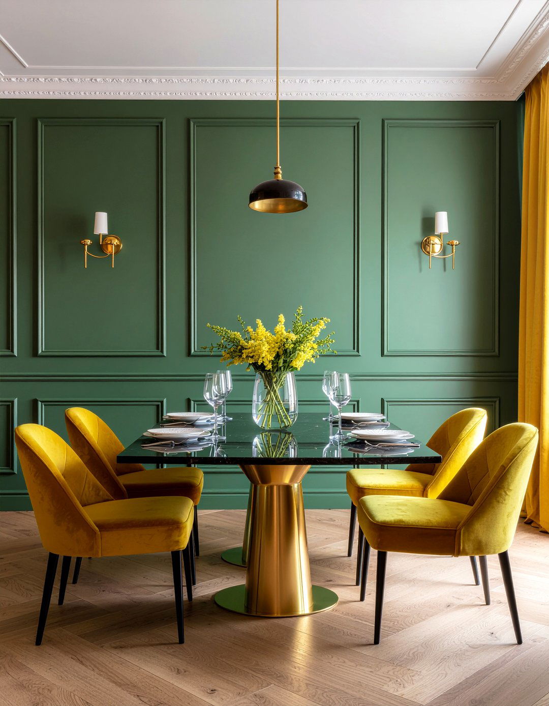 30 Cozy Mustard Dining Room Ideas for a Stylish Space