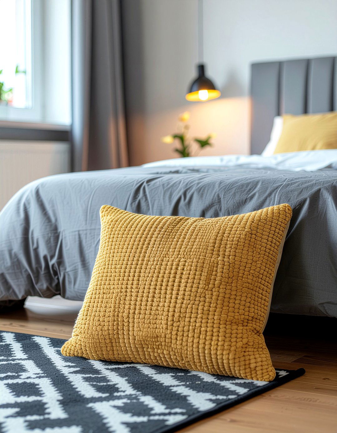 Mustard yellow bolster pillow - 30 bedroom bolster pillows