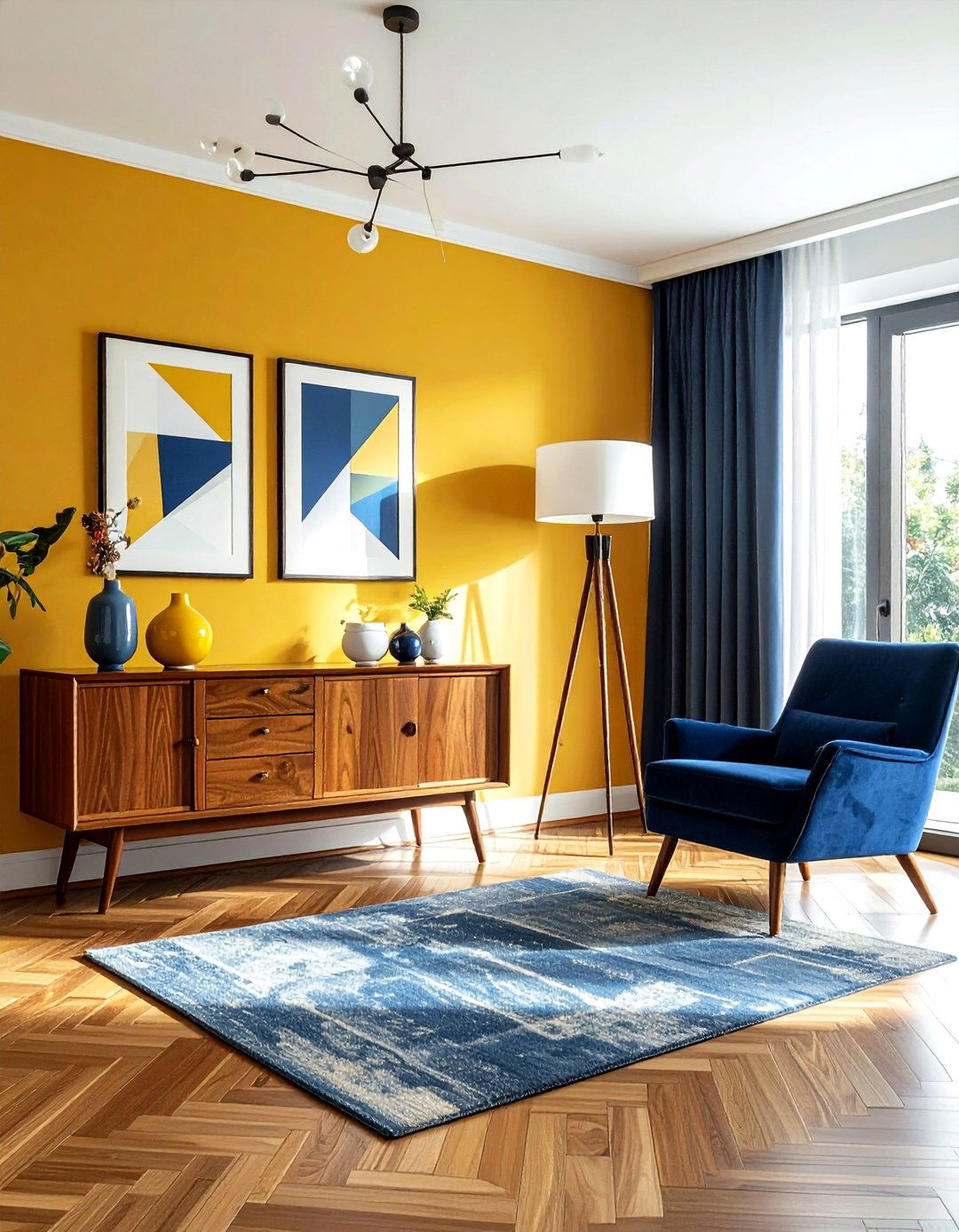 Mustard yellow paint - 30 paint color ideas