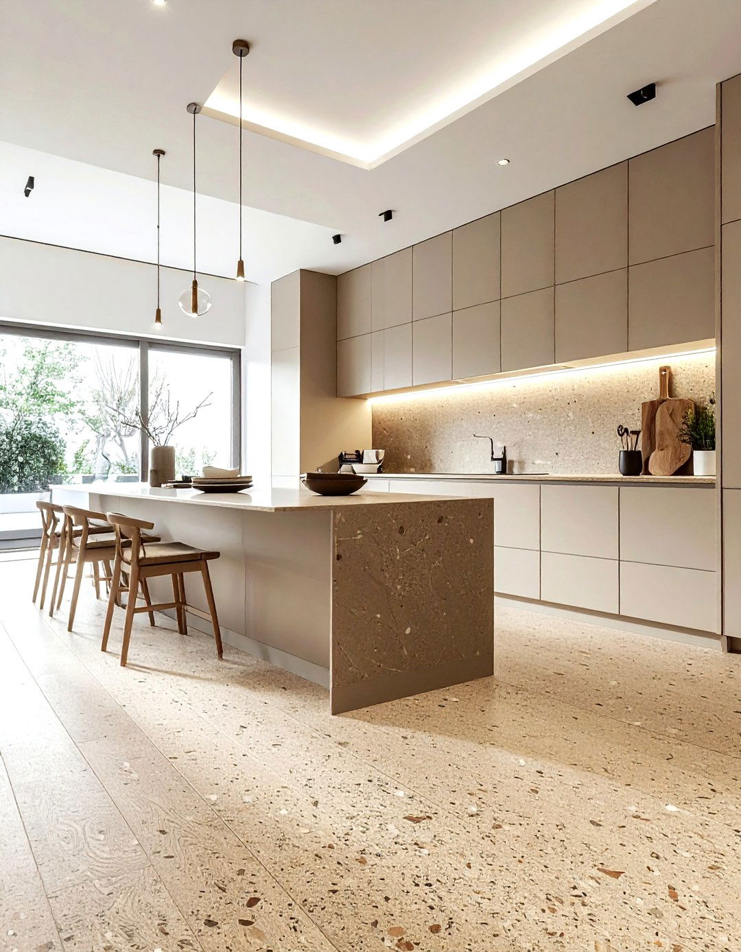 Muted Cork Kitchen Floor - 30 cork floor kitchen ideas