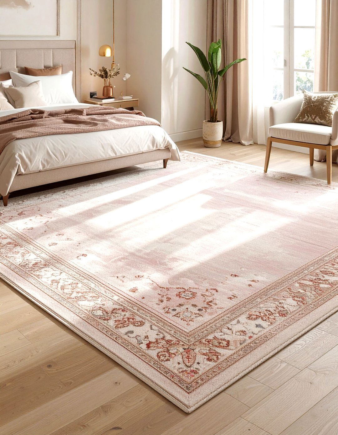 Muted Moroccan guest room - 30 Moroccan rug ideas