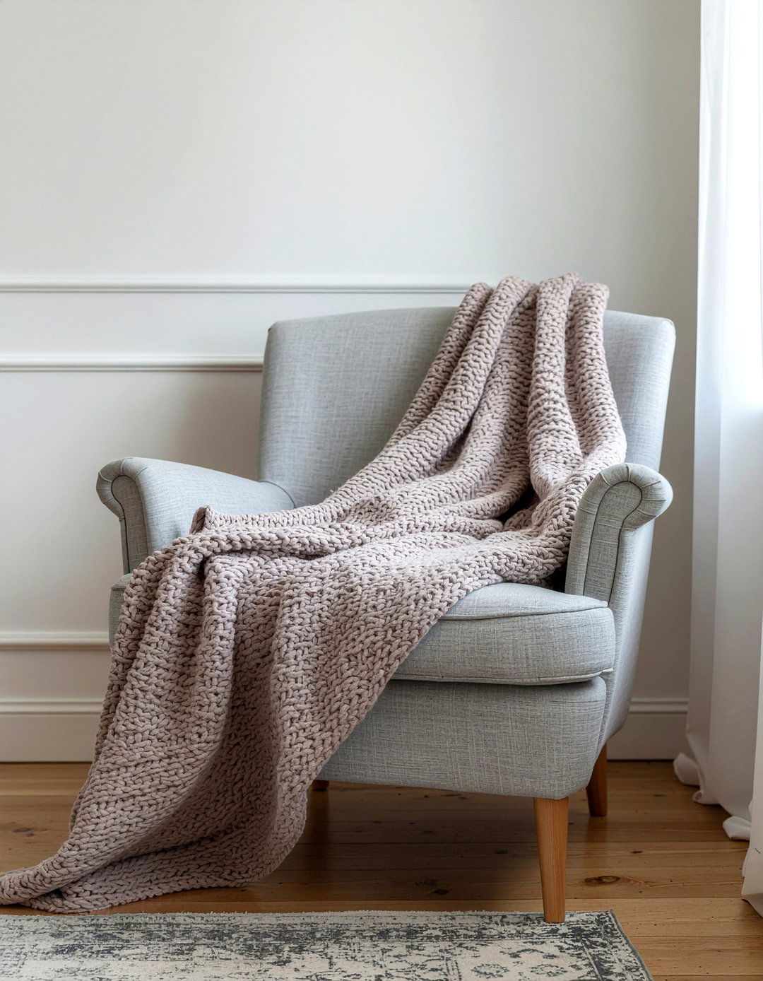 Muted berry textiles - 30 berry living room ideas