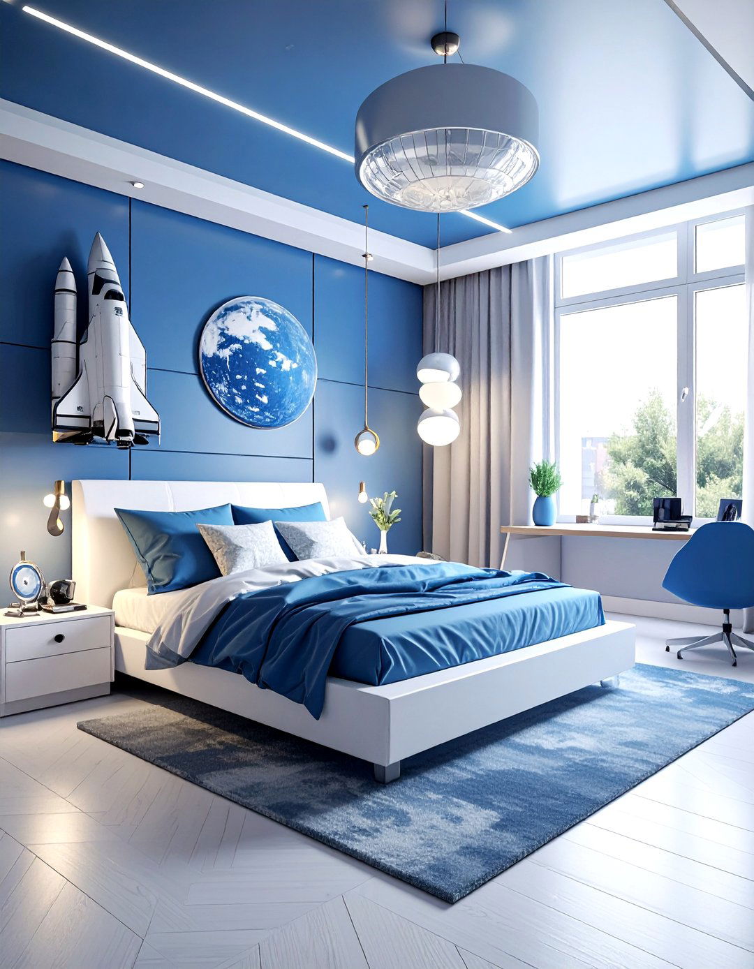 NASA Room Decor - 30 nerd bedroom ideas