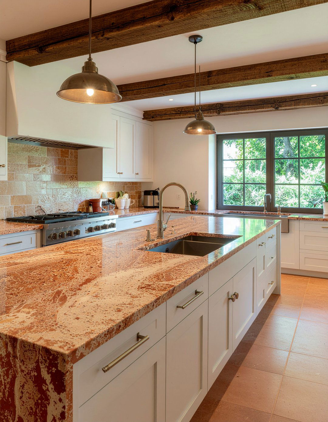 Nacarado Quartzite - 30 quartzite countertop kitchen ideas