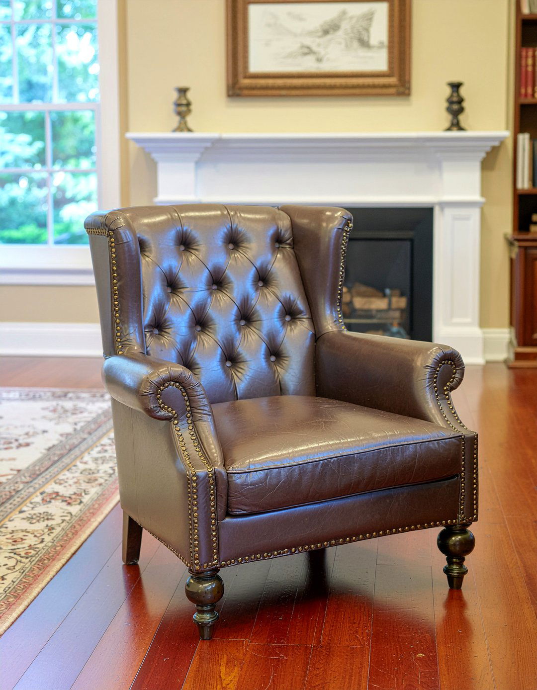 Nailhead trim club chair - 30 living room club chairs