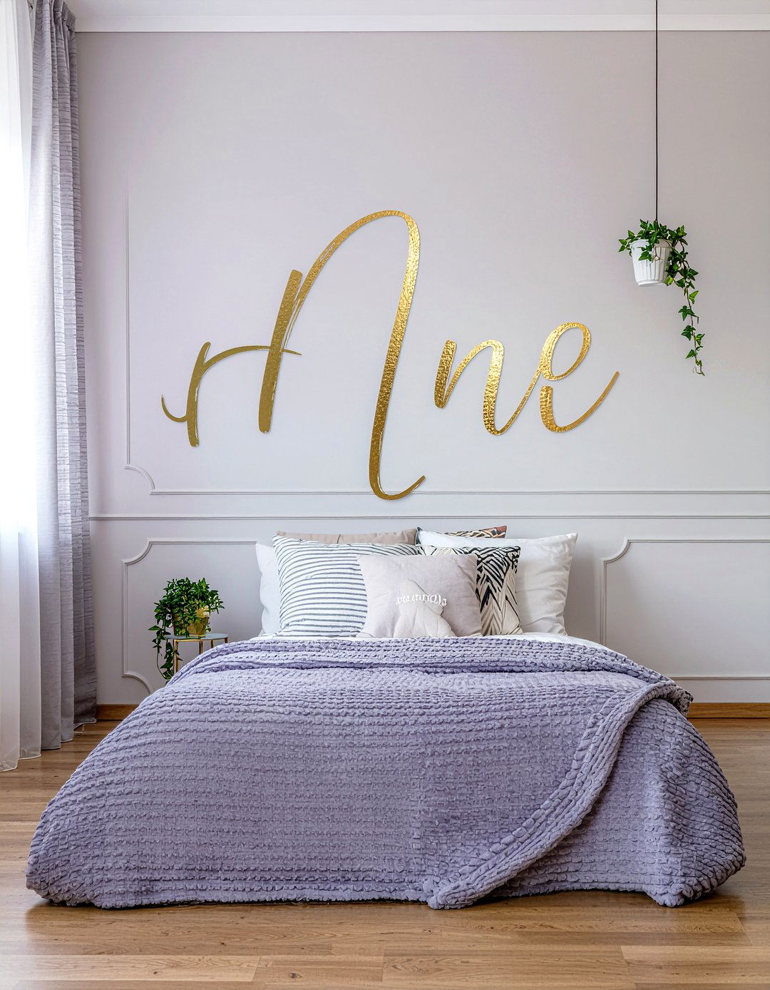 Name wall decal - 30 bedroom personalized ideas