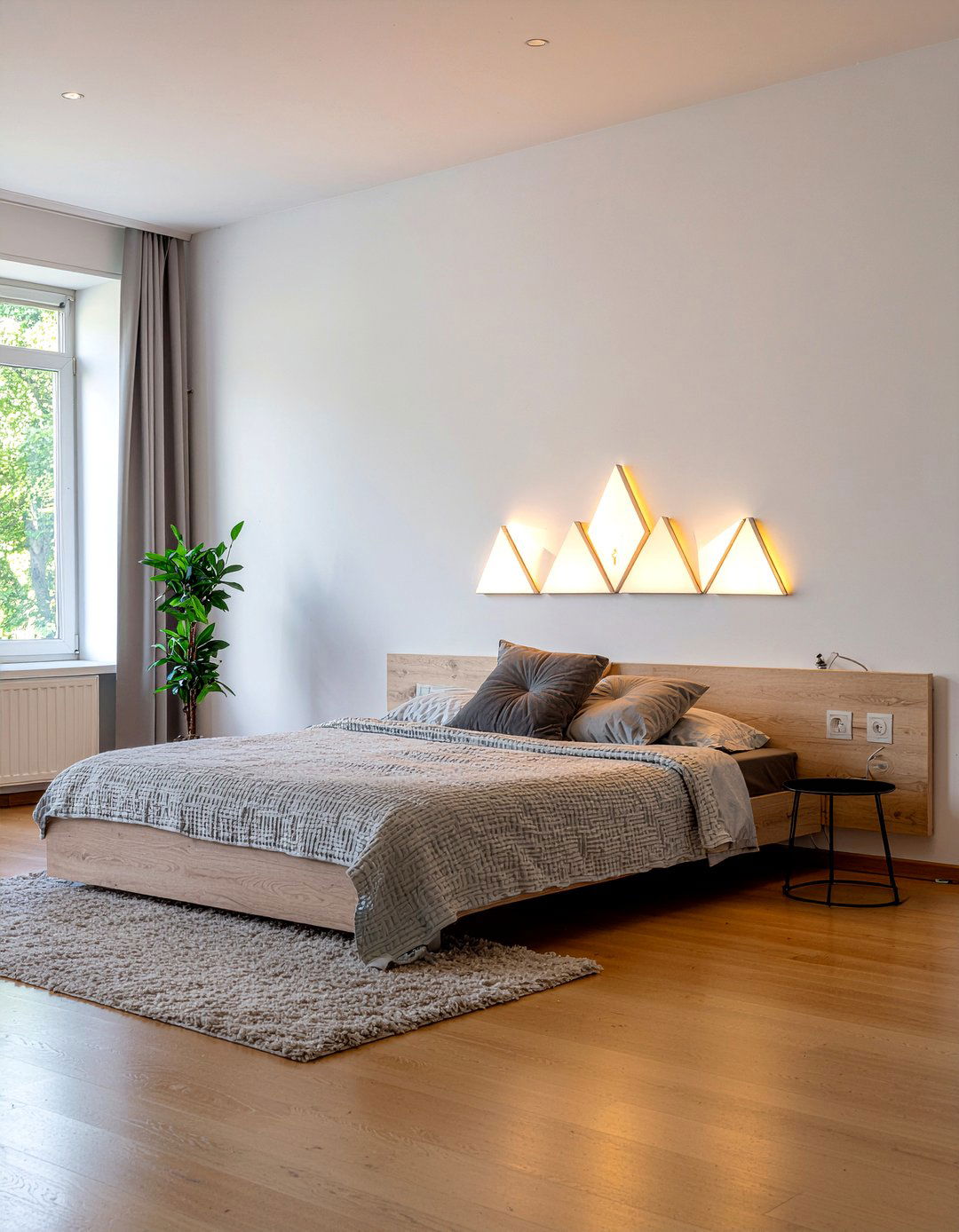 Nanoleaf Wall Light - 30 streaming setup bedroom ideas