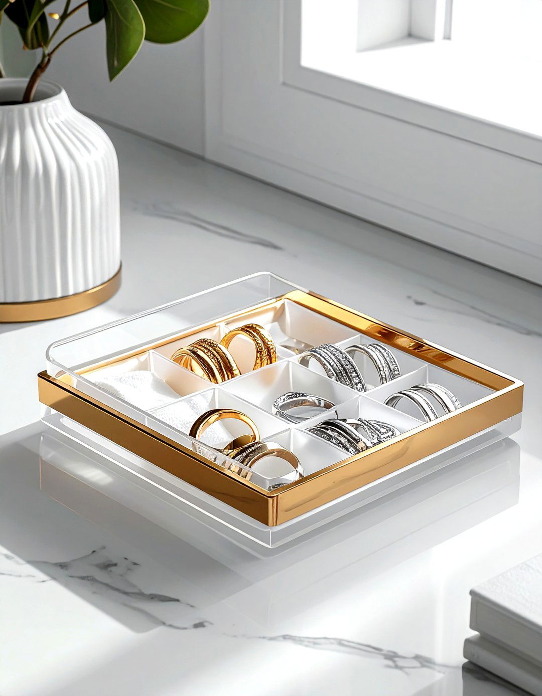 Napkin Ring Organizer - 30 dining room closet organization