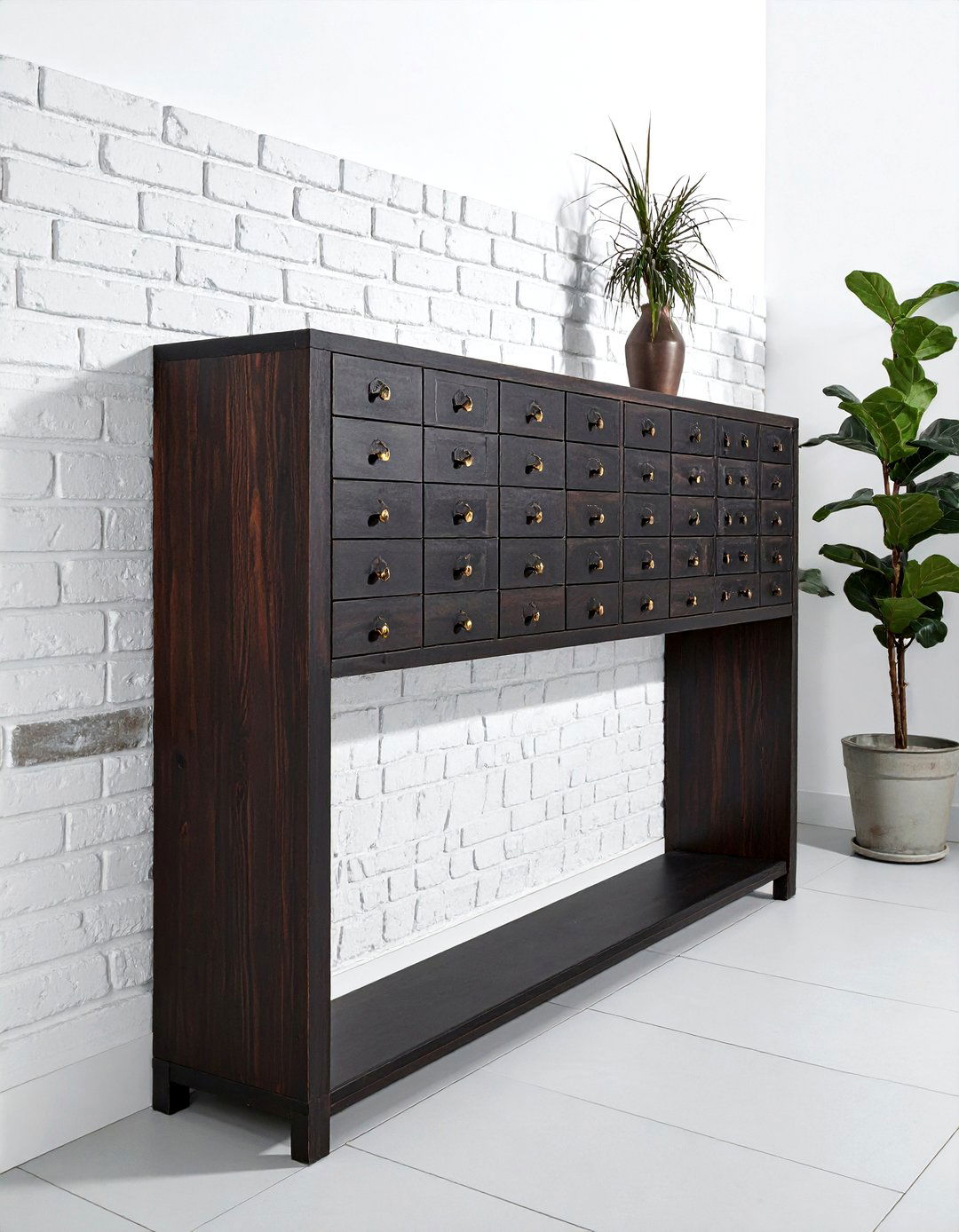 Narrow Apothecary Cabinet - 30 dining room vertical storage ideas