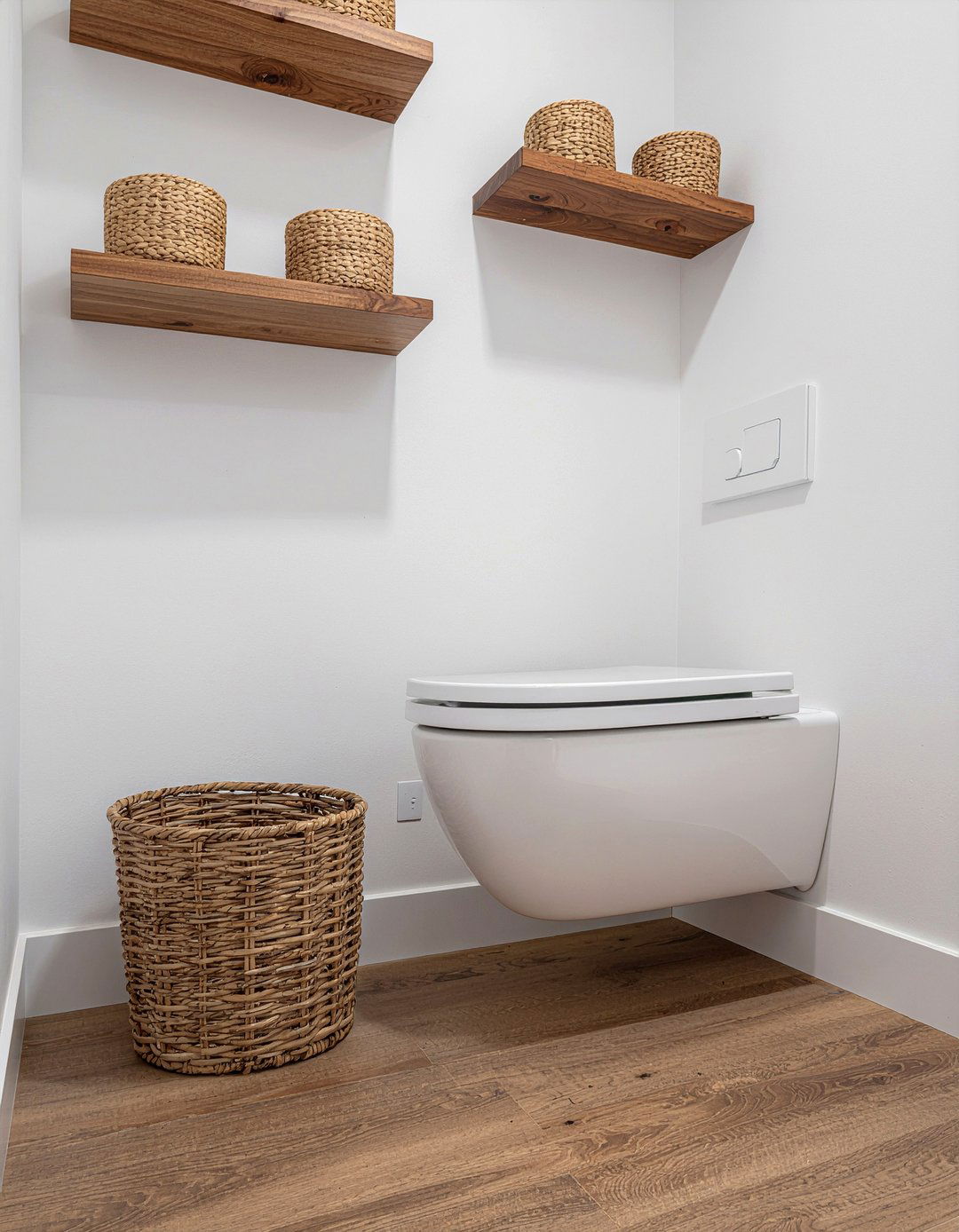 Narrow Bathroom Floating Shelves - 30 long narrow bathroom layout ideas