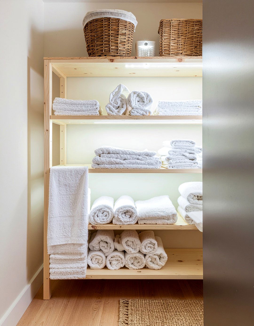 Narrow Bathroom Open Shelving - 30 long narrow bathroom layout ideas