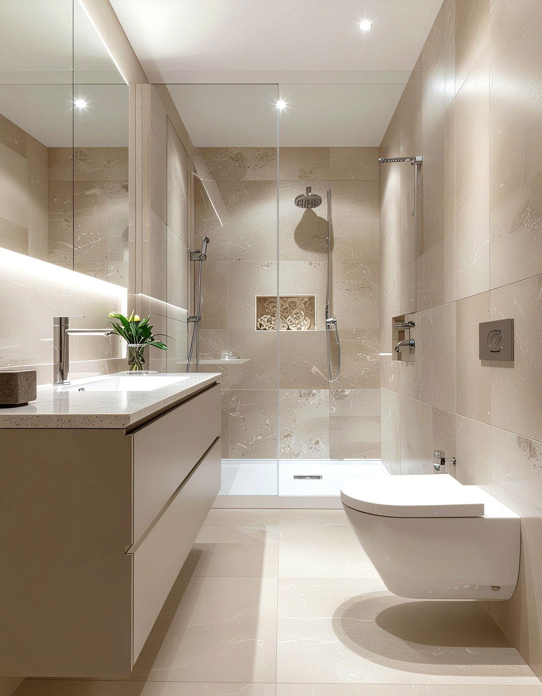 Narrow Bathroom - 30 bathroom layout ideas