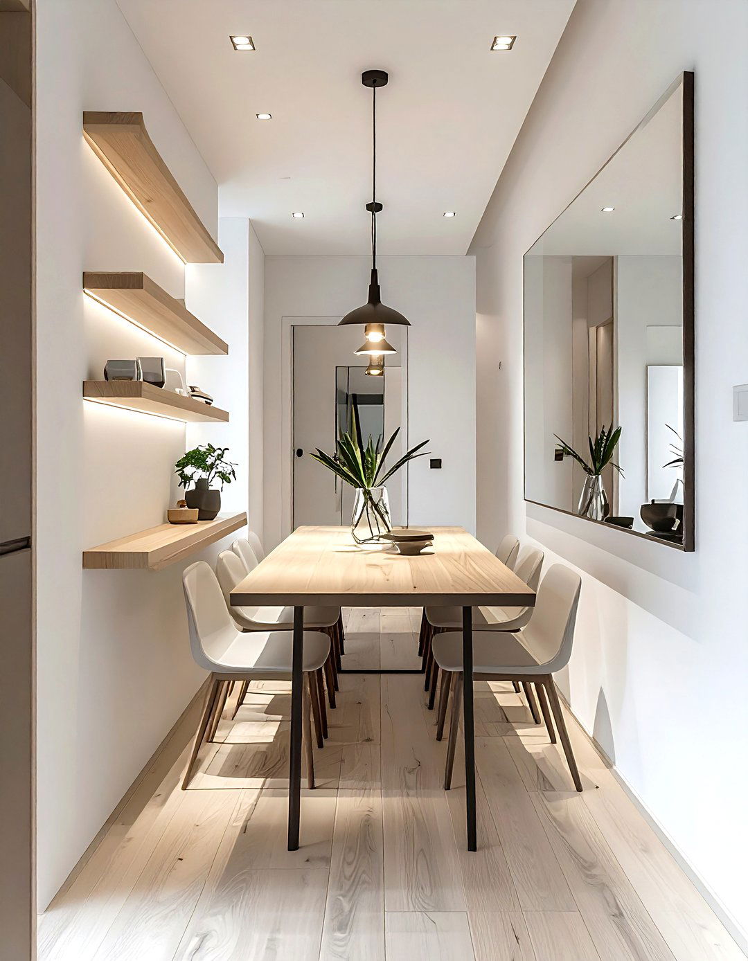 Narrow Dining Room - 30 dining room furniture placement