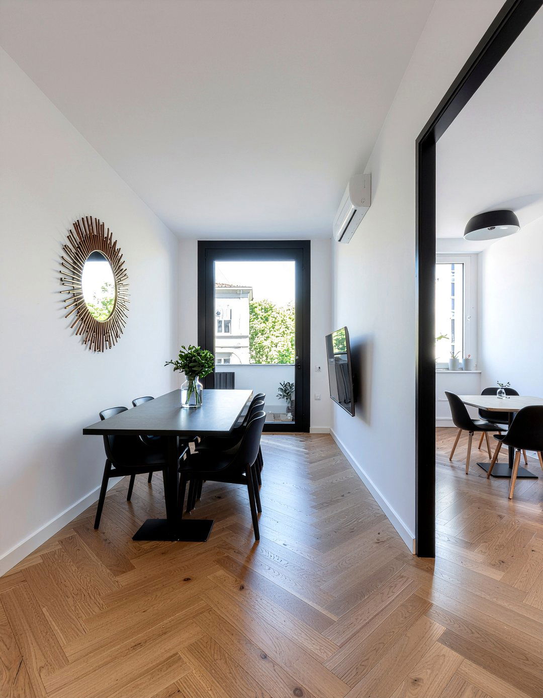 Narrow Dining Room - 30 dining room layout ideas