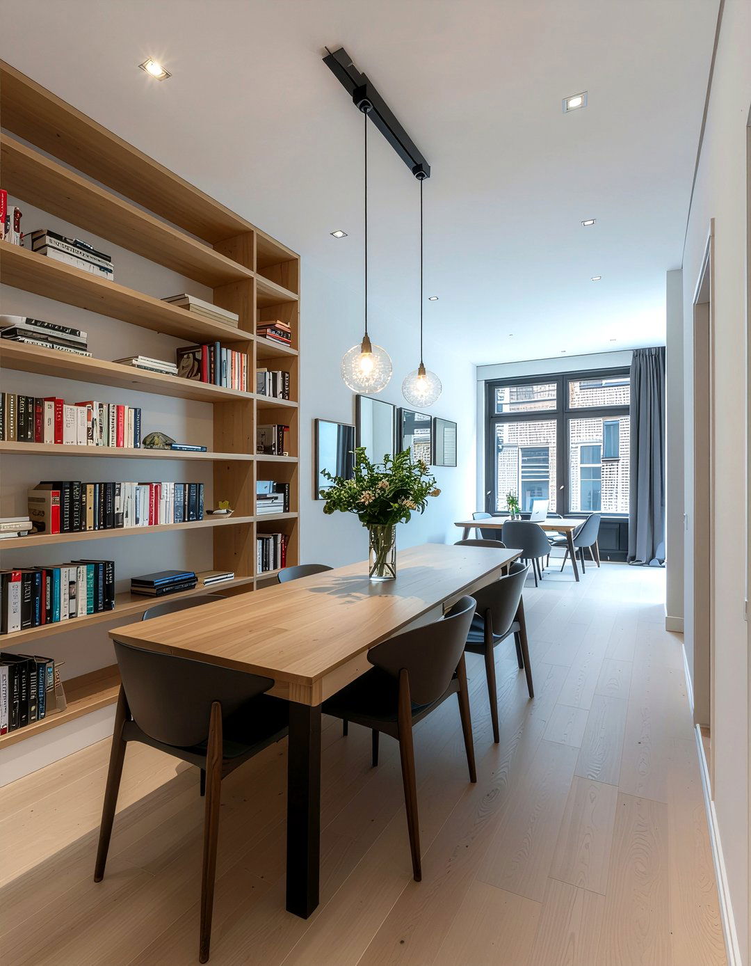 Narrow Dining Room Library - 30 dining room library combo ideas