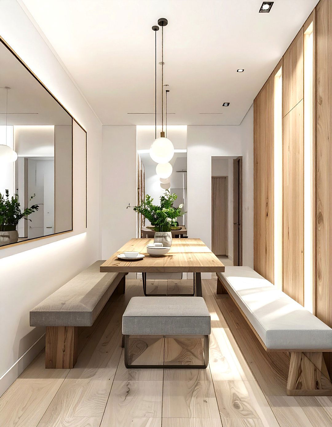 Narrow Dining Room Solutions - 30 dining room space planning ideas