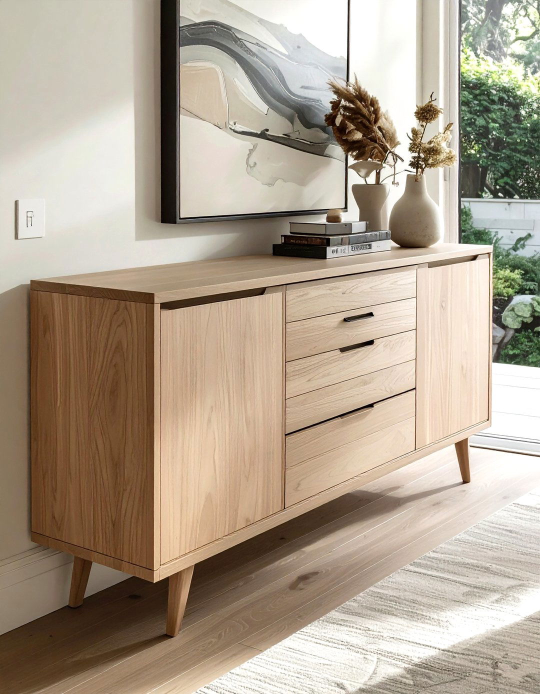 Narrow Entry Sideboard - 30 dining room cabinet storage ideas