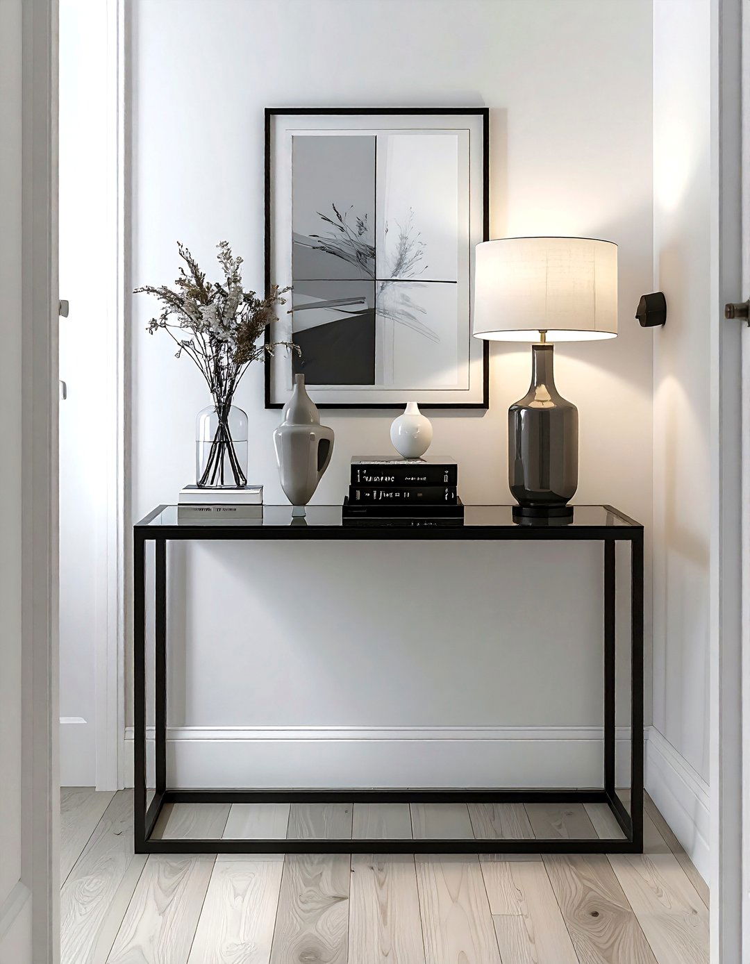 Narrow Hallway Console Table - 30 narrow hallway ideas