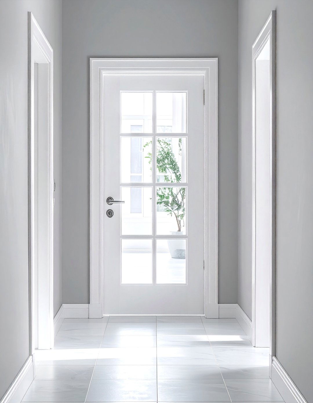 Narrow Hallway Glass Door - 30 narrow hallway ideas