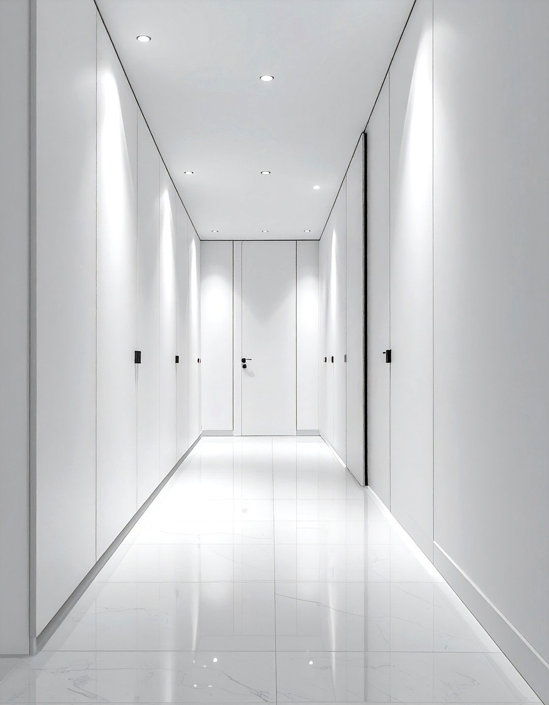 Narrow Hallway Hidden Storage - 30 narrow hallway ideas