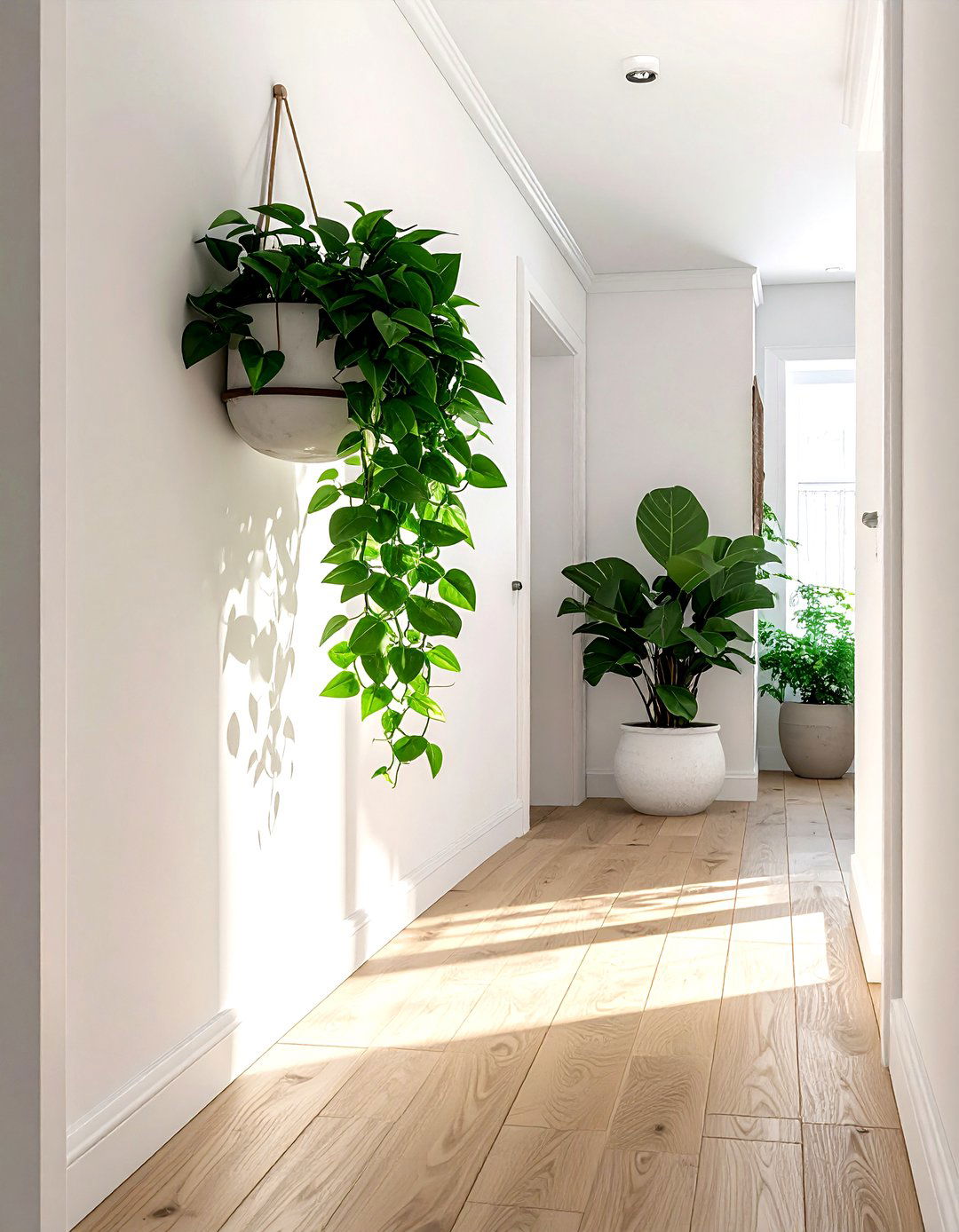 Narrow Hallway Indoor Plant - 30 narrow hallway ideas