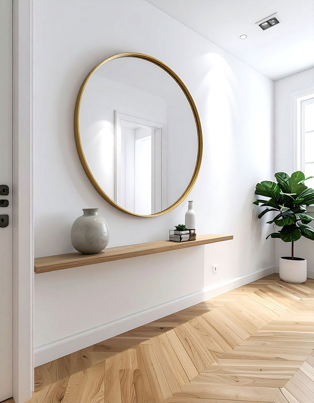 Narrow Hallway Mirror - 30 narrow hallway ideas