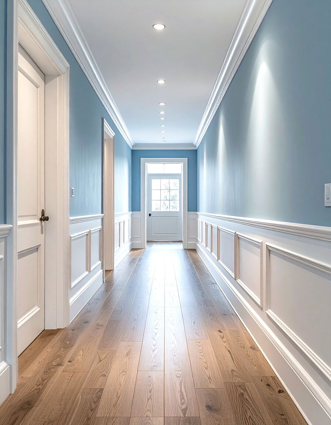 Narrow Hallway Wainscoting - 30 narrow hallway ideas