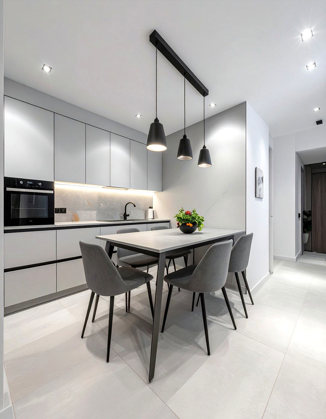 Narrow Kitchen Dining Layout - 30 dining room kitchen combo ideas