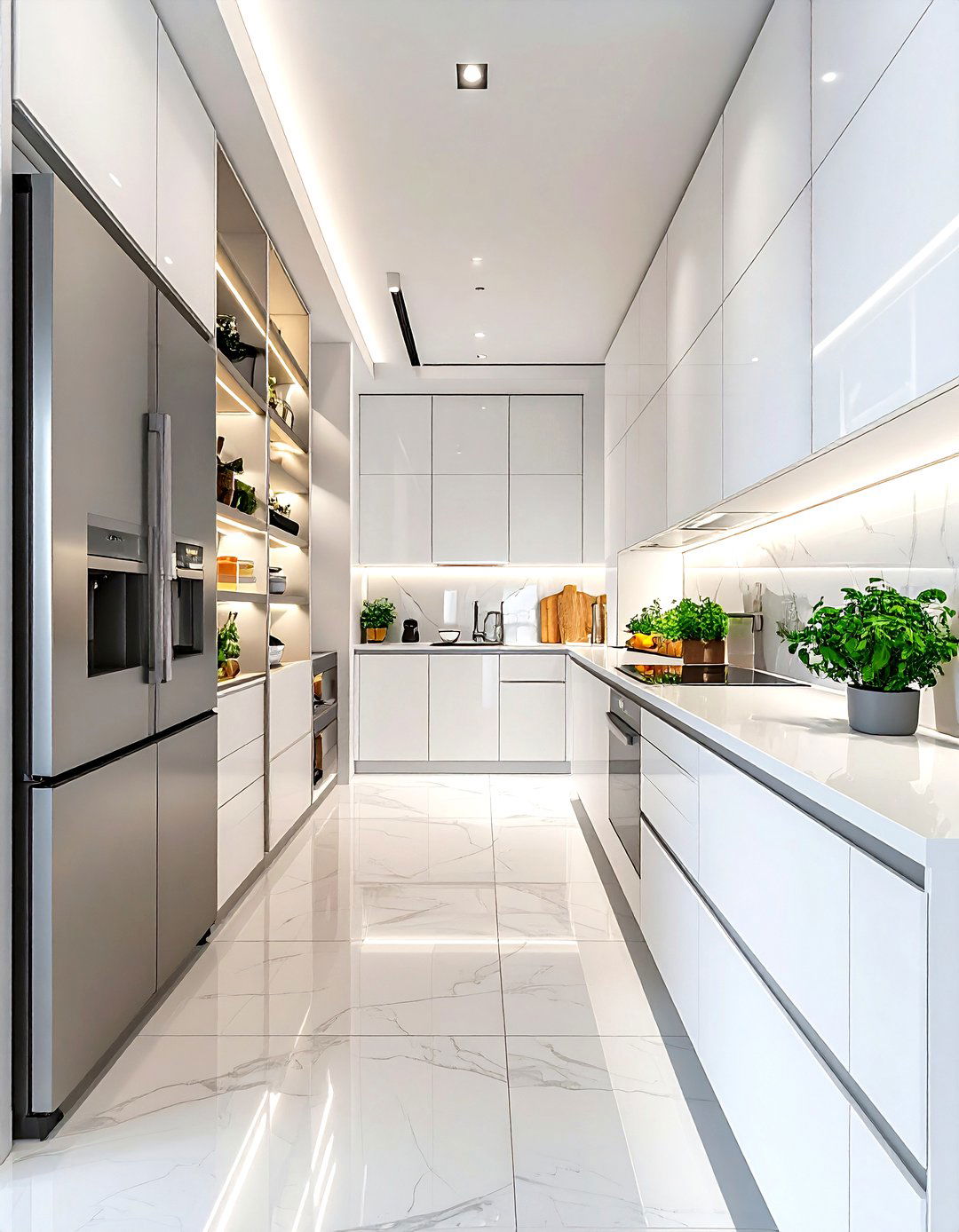 Narrow Kitchen Pantry Wall - 30 kitchen furniture layout