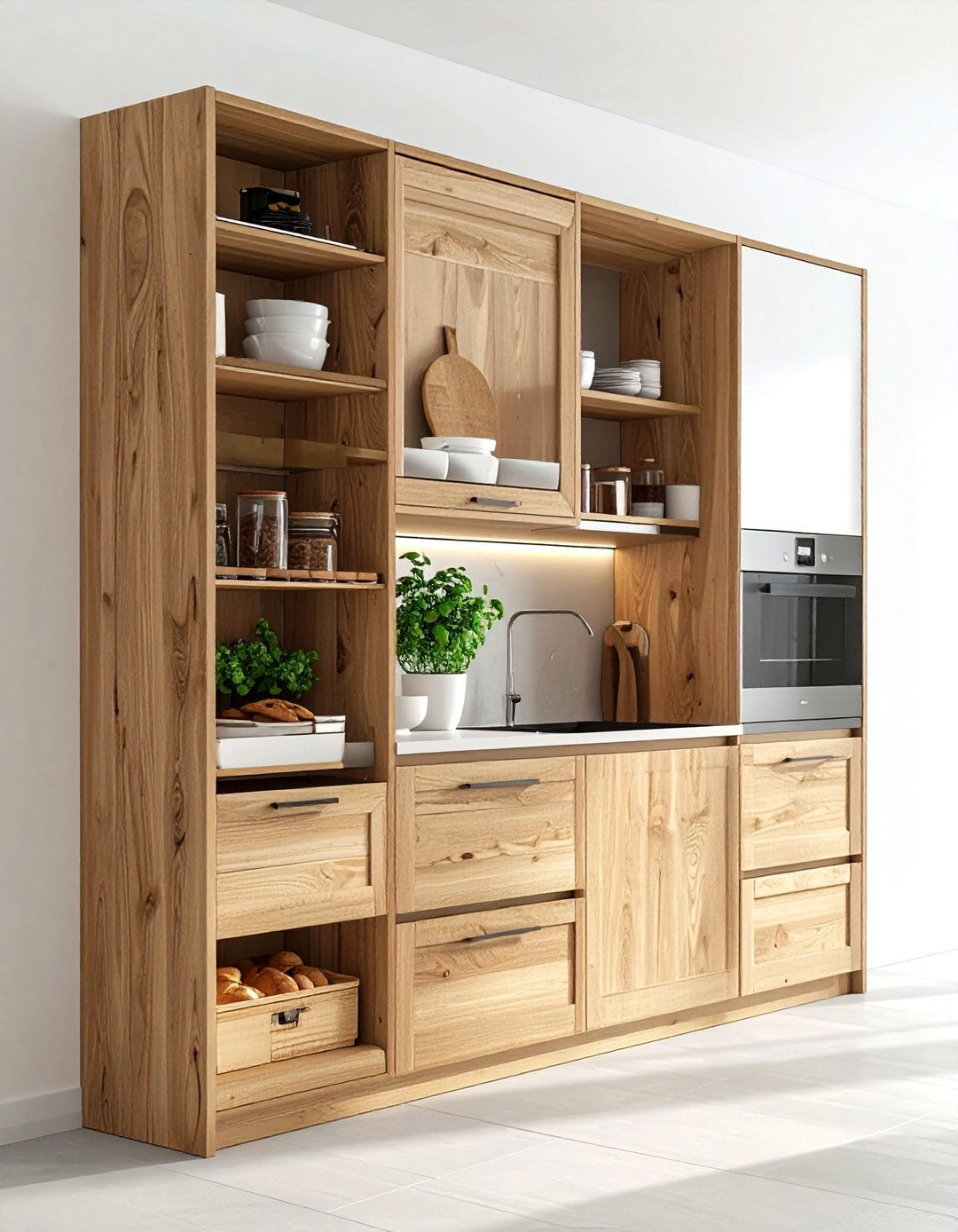 Narrow Tall Kitchen Cabinet - 30 tall cabinet kitchen ideas