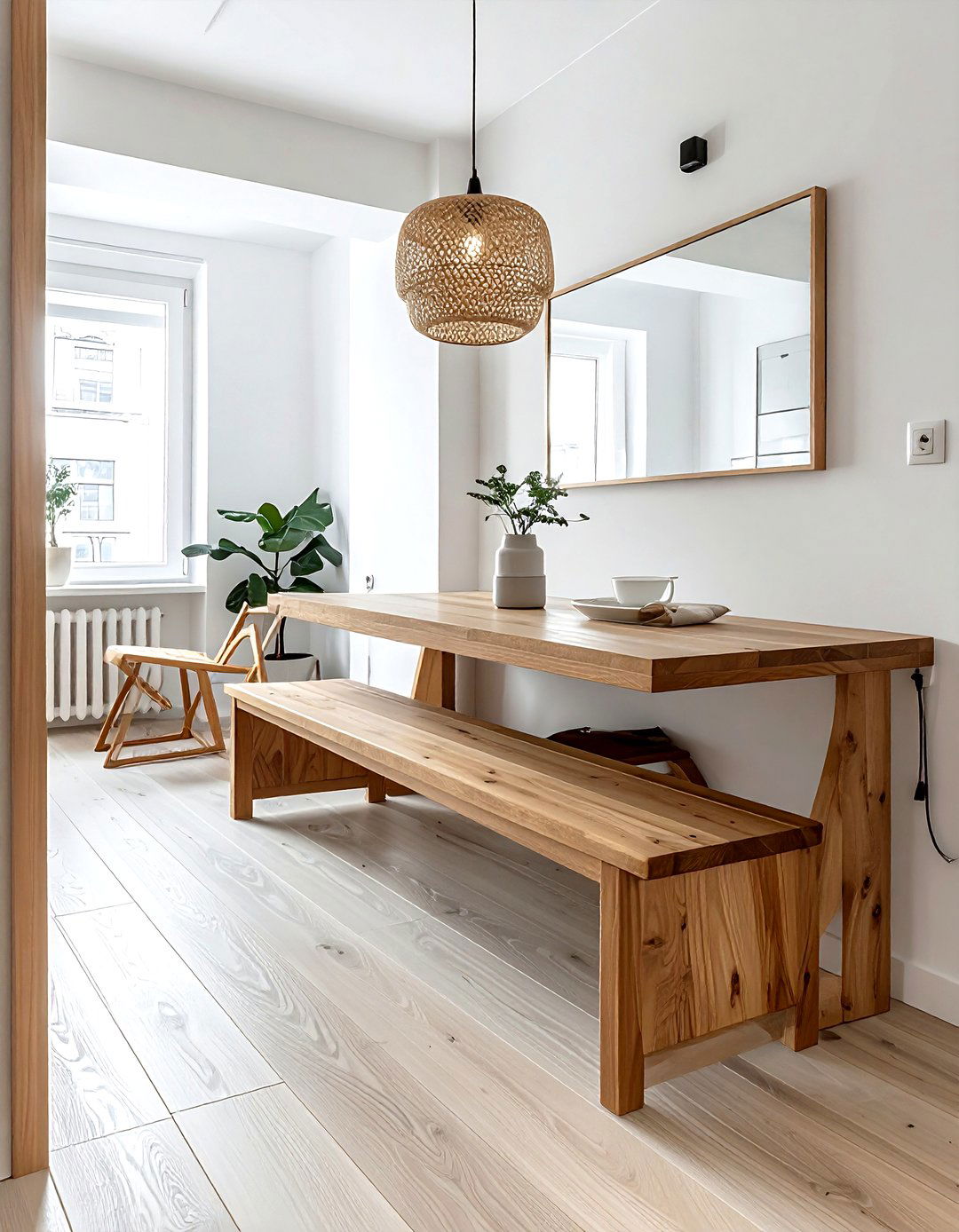 Narrow Wood Dining Bench - 30 wood dining bench ideas