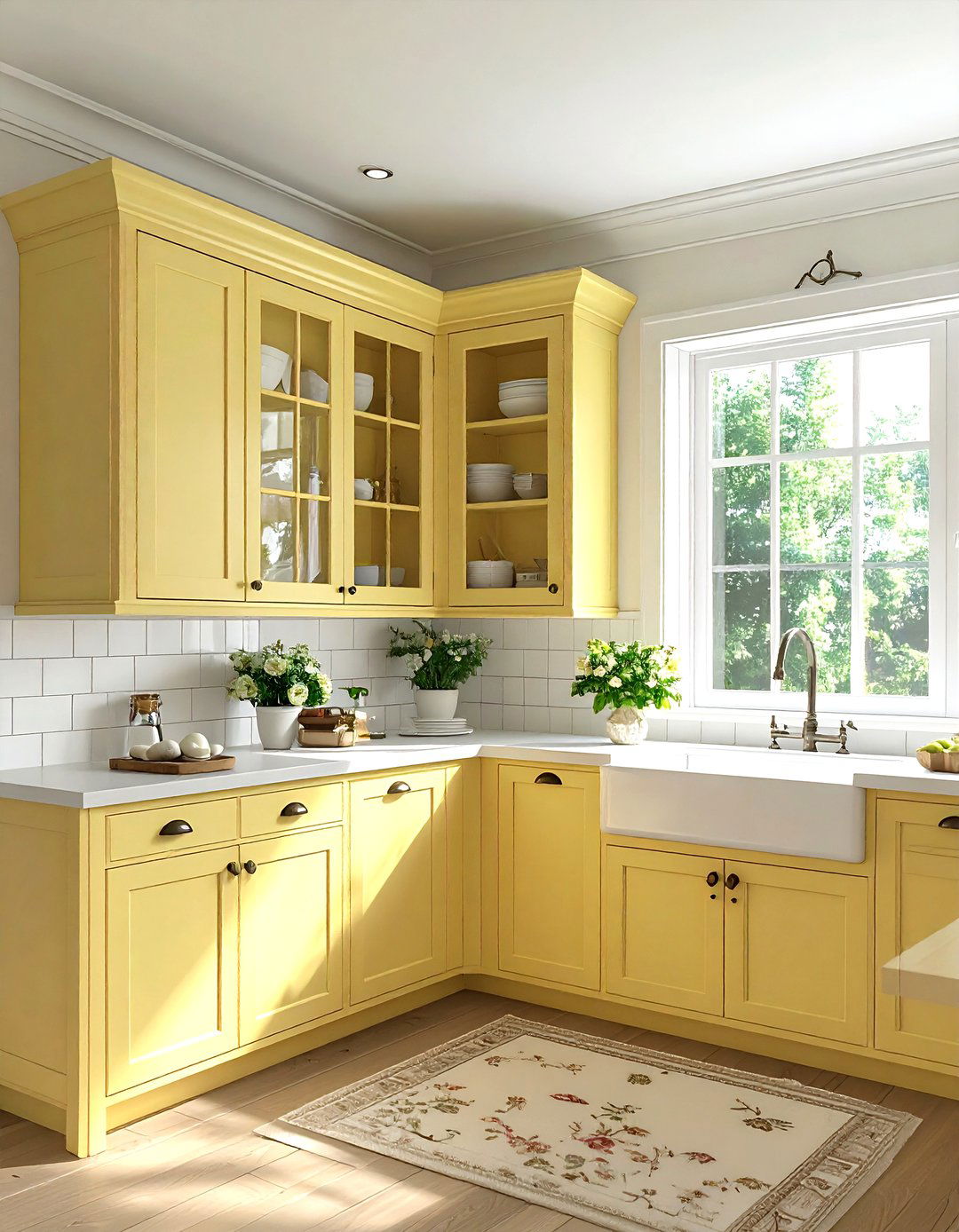 Narrow crown molding - 30 kitchen crown molding ideas