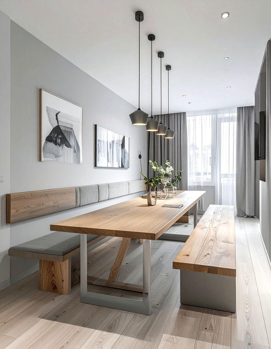 Narrow dining room - 30 stylish dining room ideas