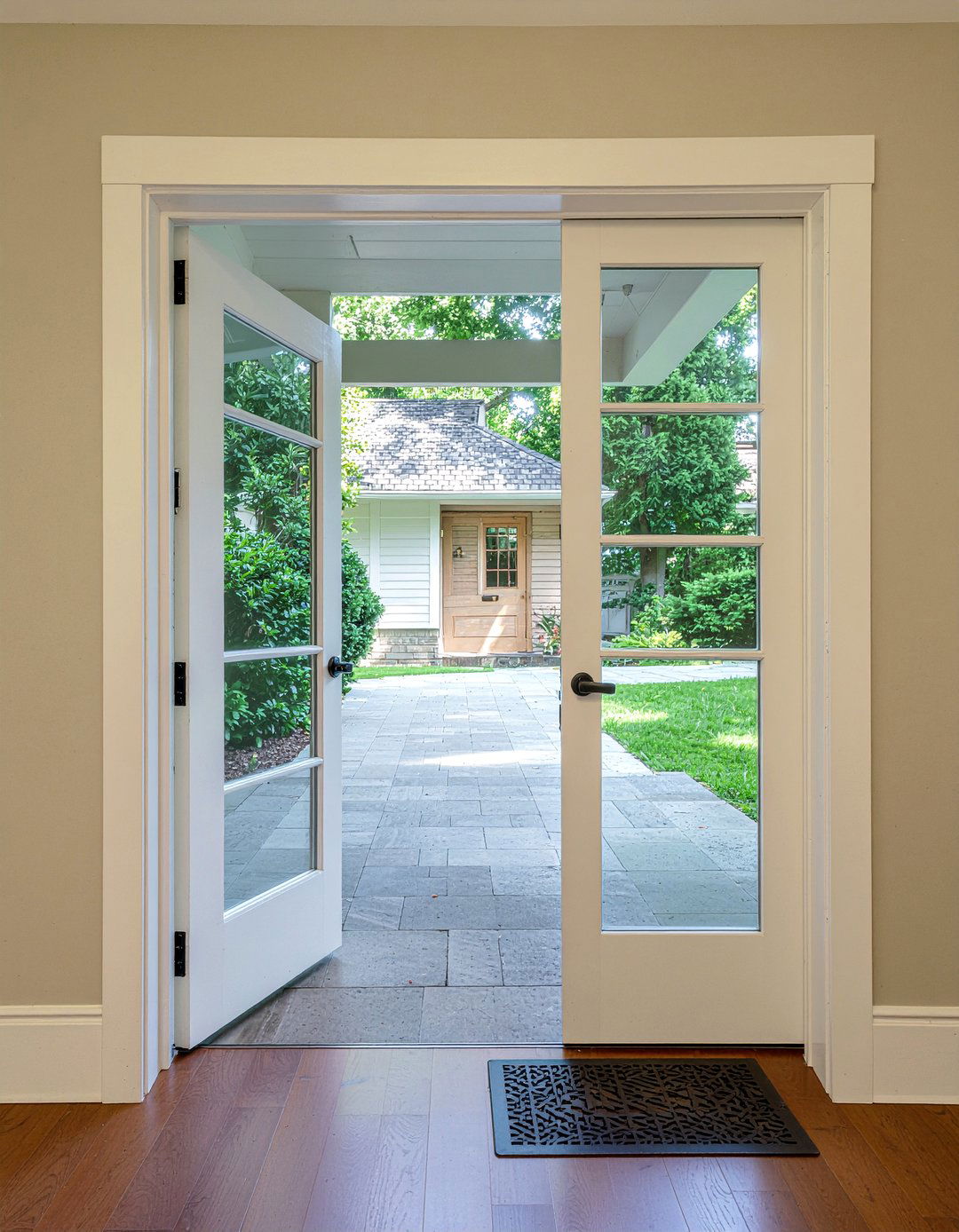 Narrow french doors interior - 30 living room french doors