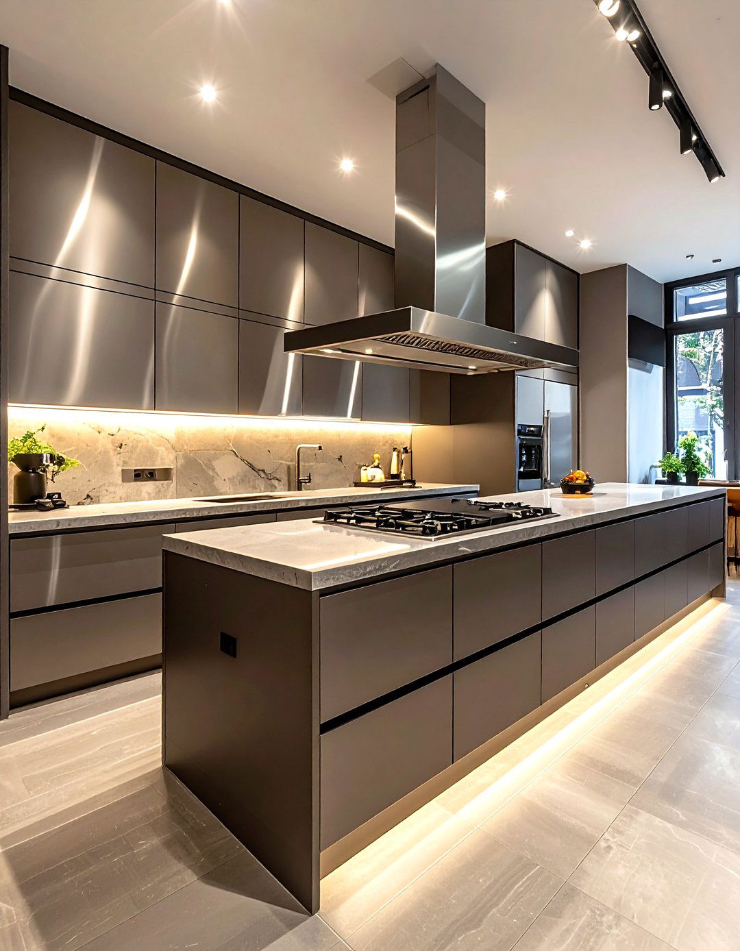 Narrow galley kitchen layout - 30 dual fuel range kitchen ideas