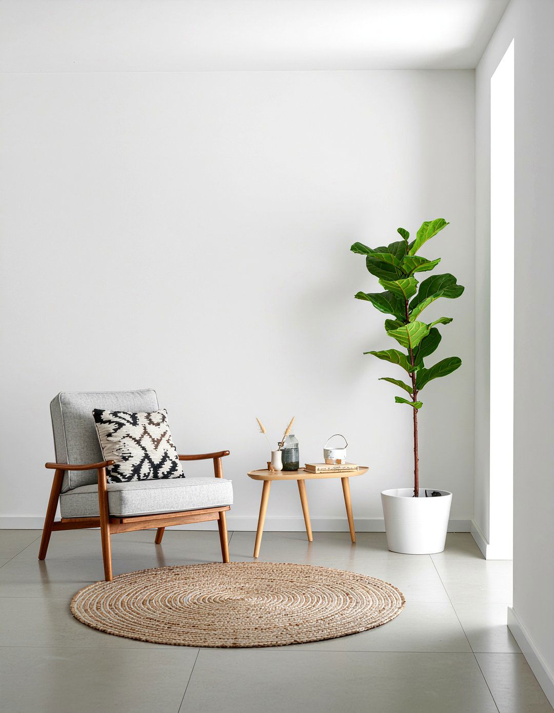 Narrow living room indoor plant - 30 long living room ideas