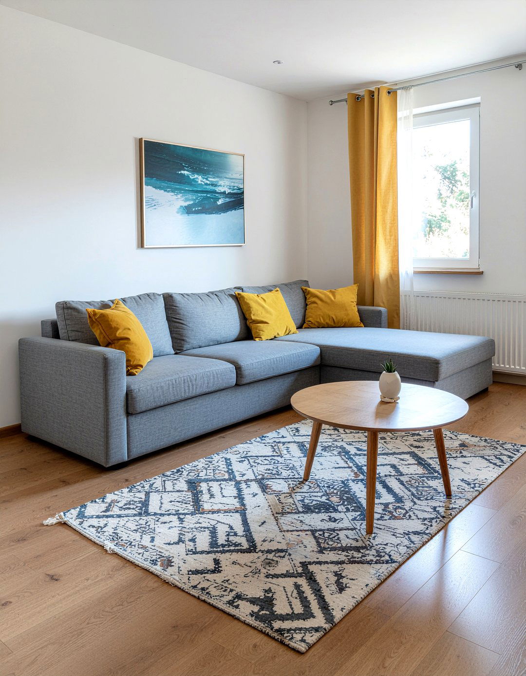 Narrow living room sectional couch - 30 long living room ideas