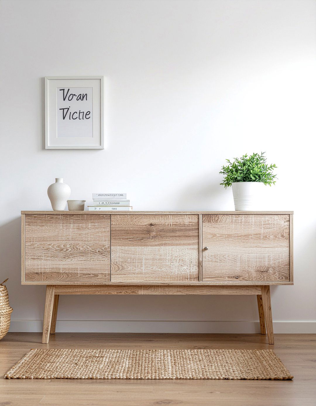 Natural Ash Wood Sideboard - 30 living room sideboard ideas