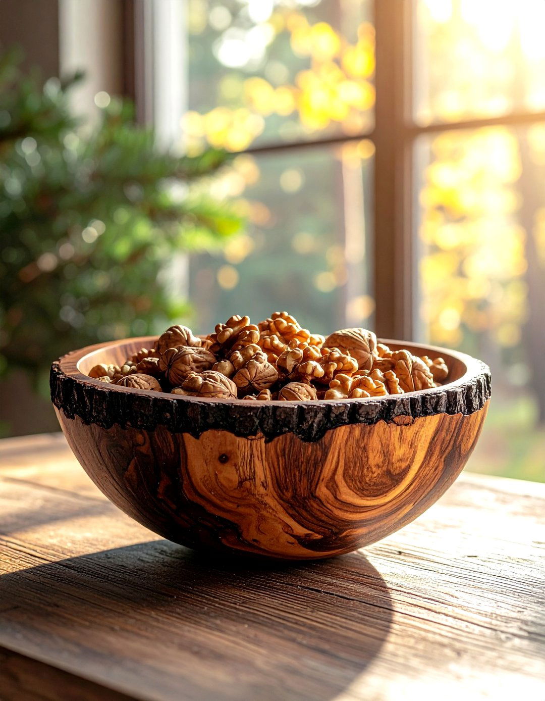 Natural Bark Edge Bowl - 30 wooden bowl ideas