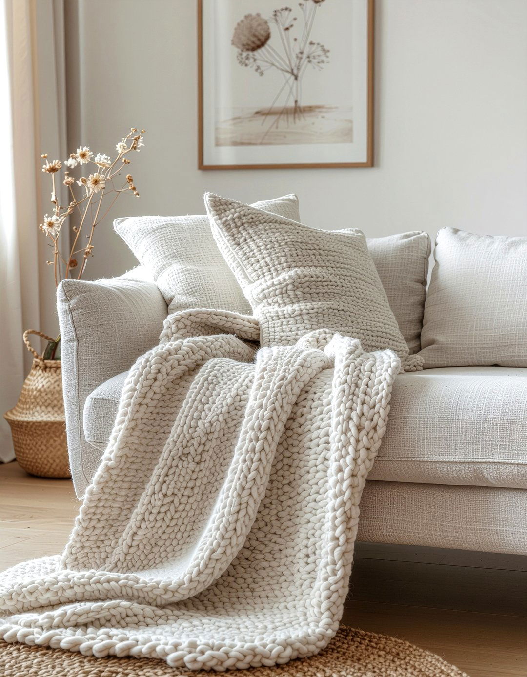 Natural Fabric Textures - 30 Japanese living room ideas