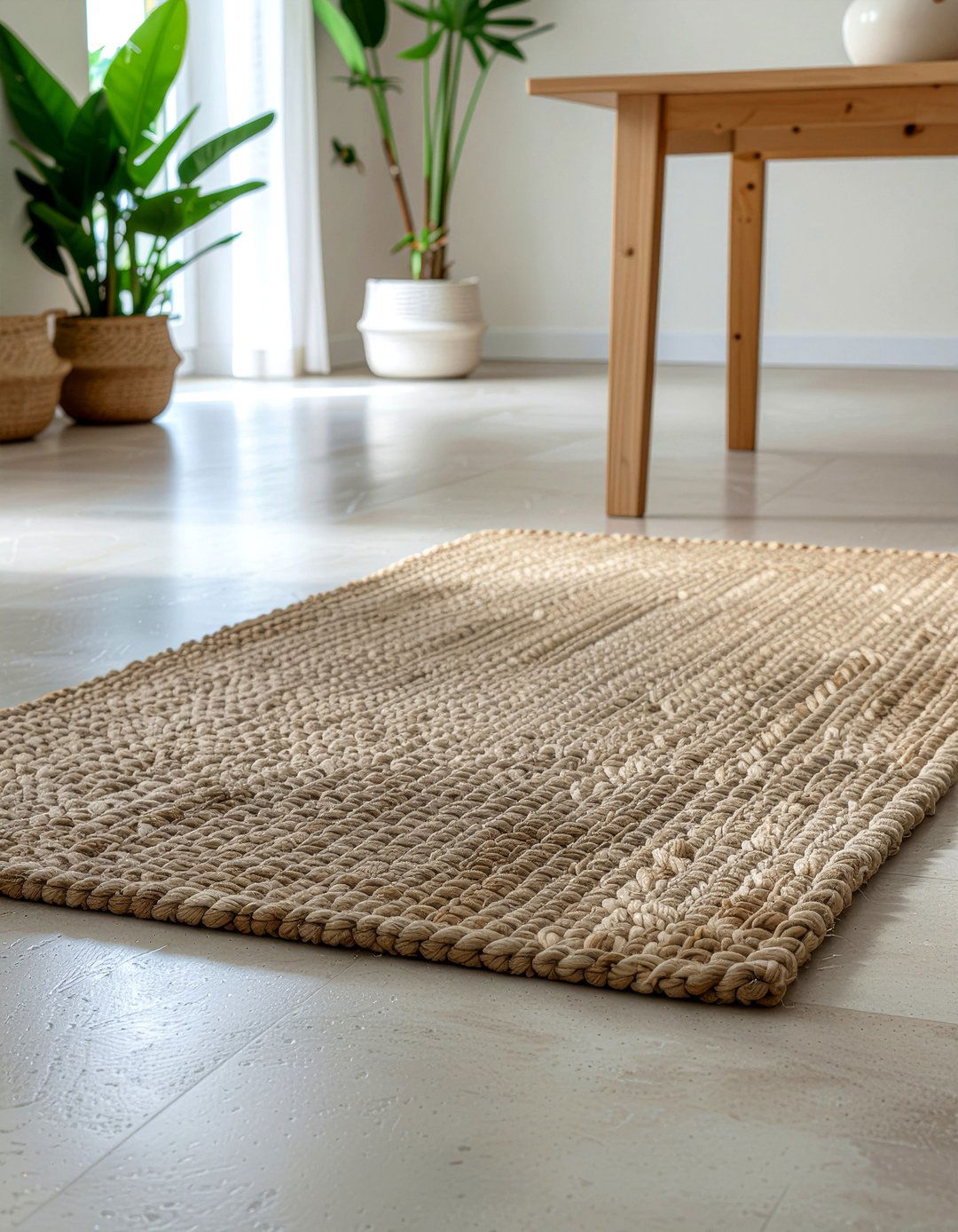 Natural Fiber Rugs - 30 Balinese dining room ideas