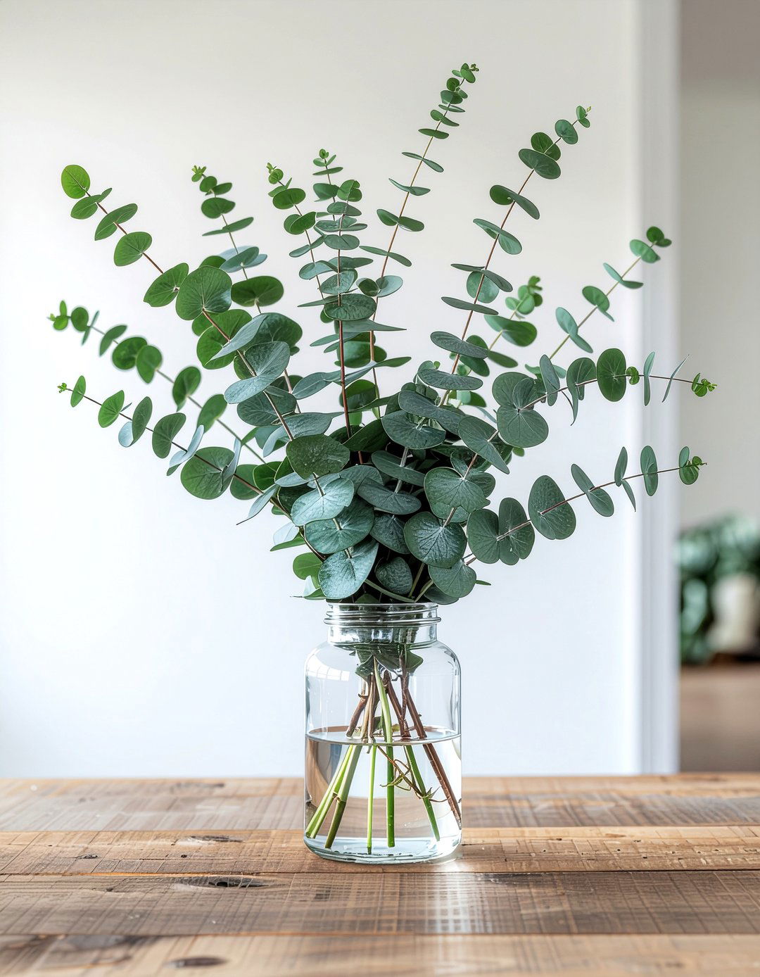 Natural Greenery Centerpiece - 30 farmland dining room ideas
