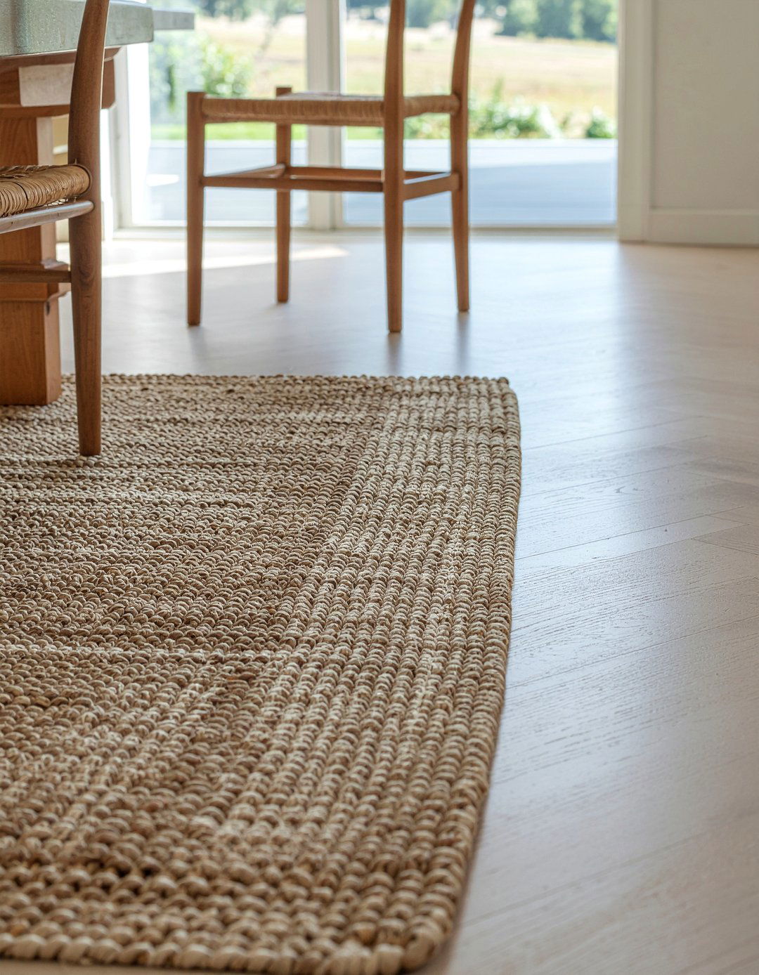 Natural Jute Rug - 30 French country dining room ideas