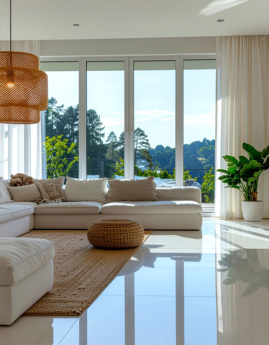 Natural Light - 30 family friendly living room ideas