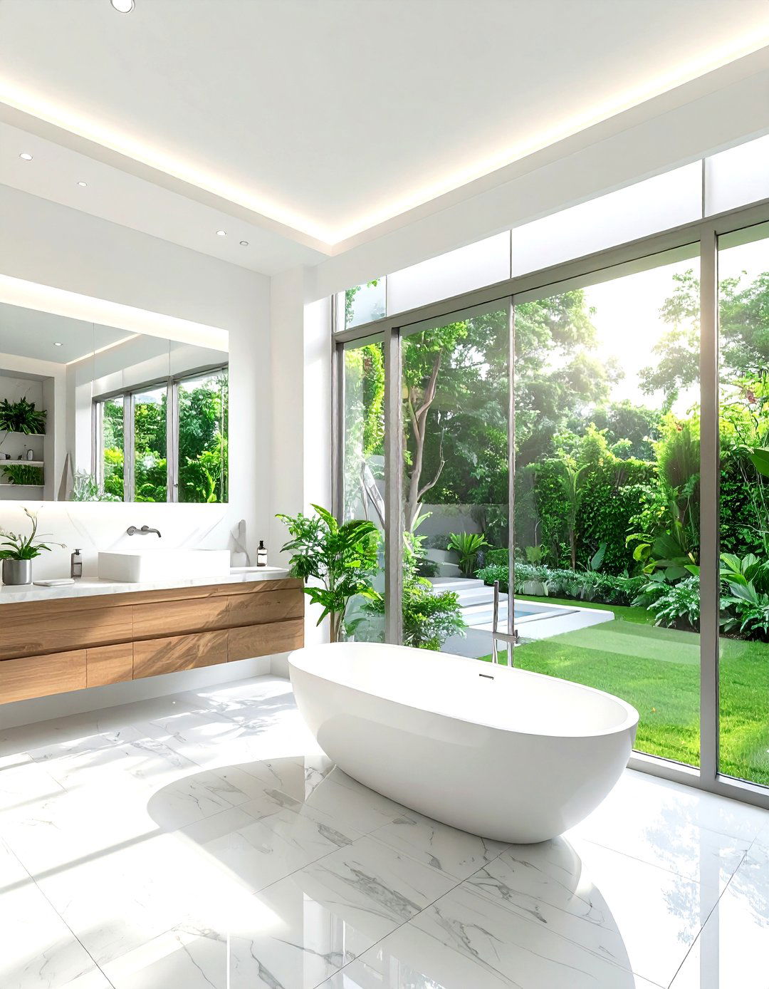 Natural Light Bathroom - 30 natural bathroom ideas