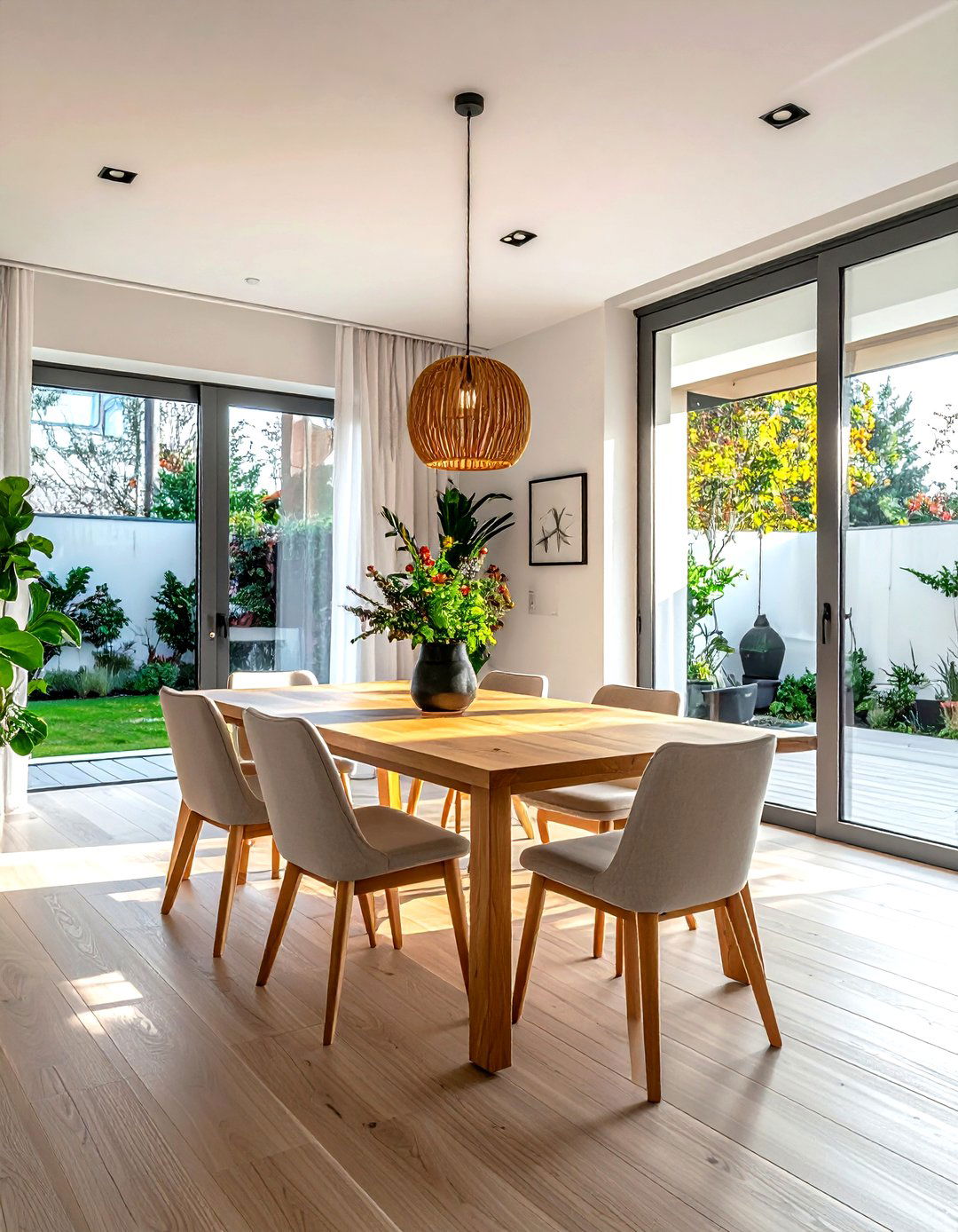 Natural Light Dining Room - 30 townhouse dining room ideas